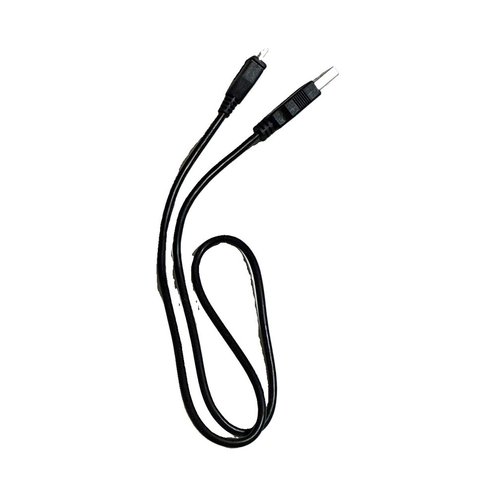 Black USB-A to Micro-USB Male USB Cable 1-4 ft Round Charging/Data